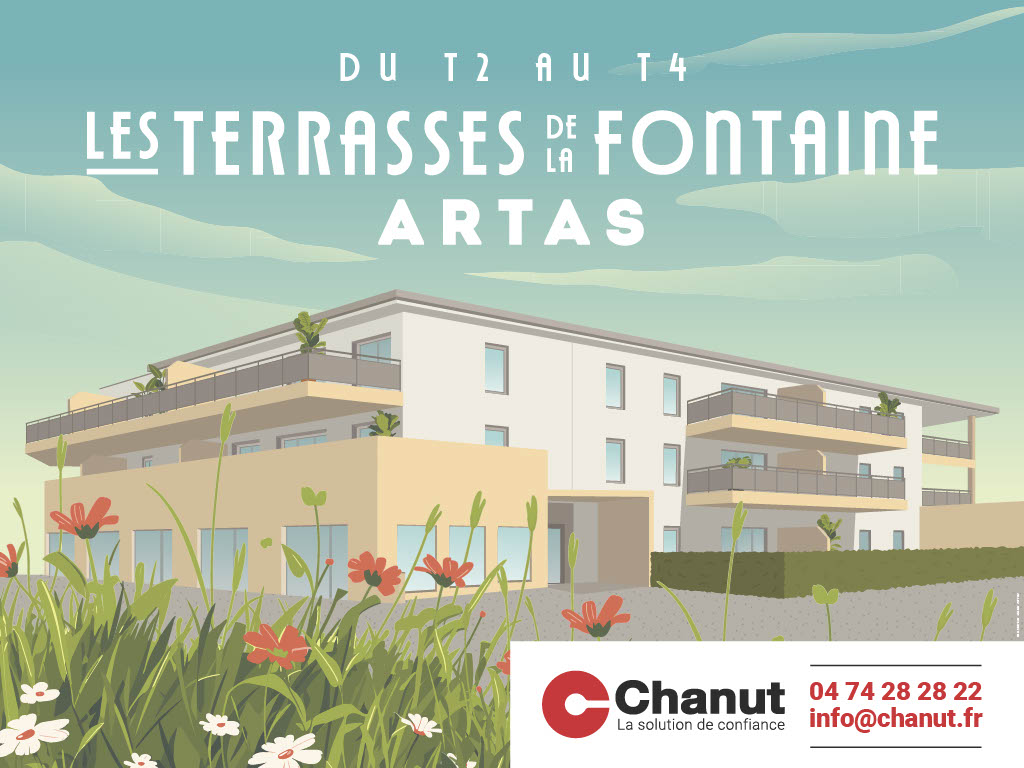 Appartement neuf 62m² avec terrasse – Artas